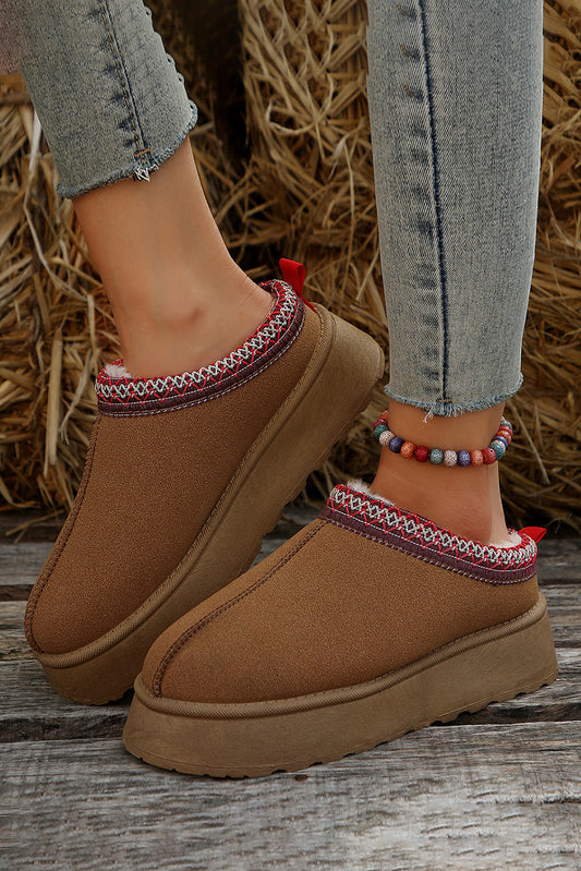 Suede Slippers